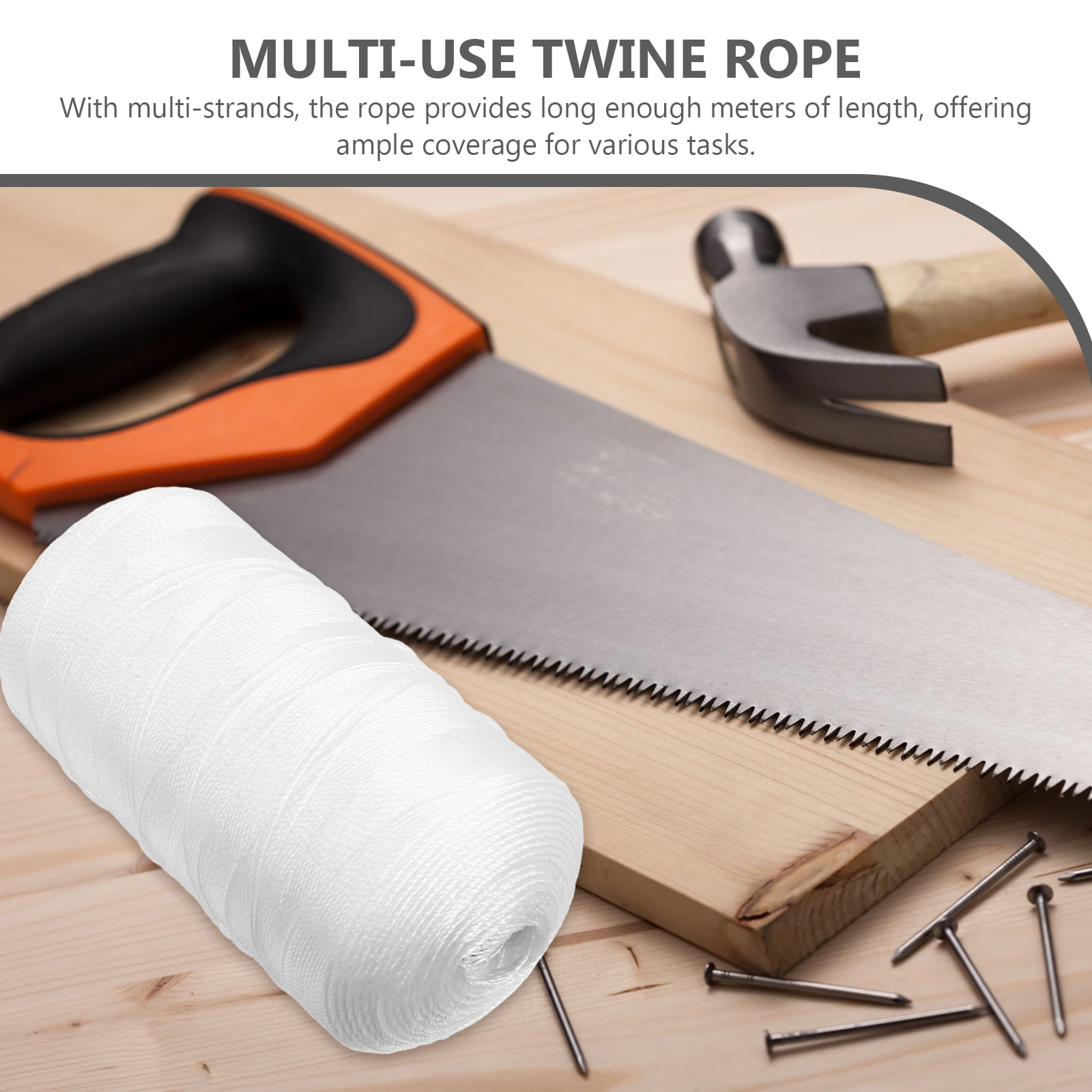 

Hanging Rope Multi-Use Garden Twine Strong Durable Corrosion Resistant for Climbing Plants Fishing Boating Gardening Supplies