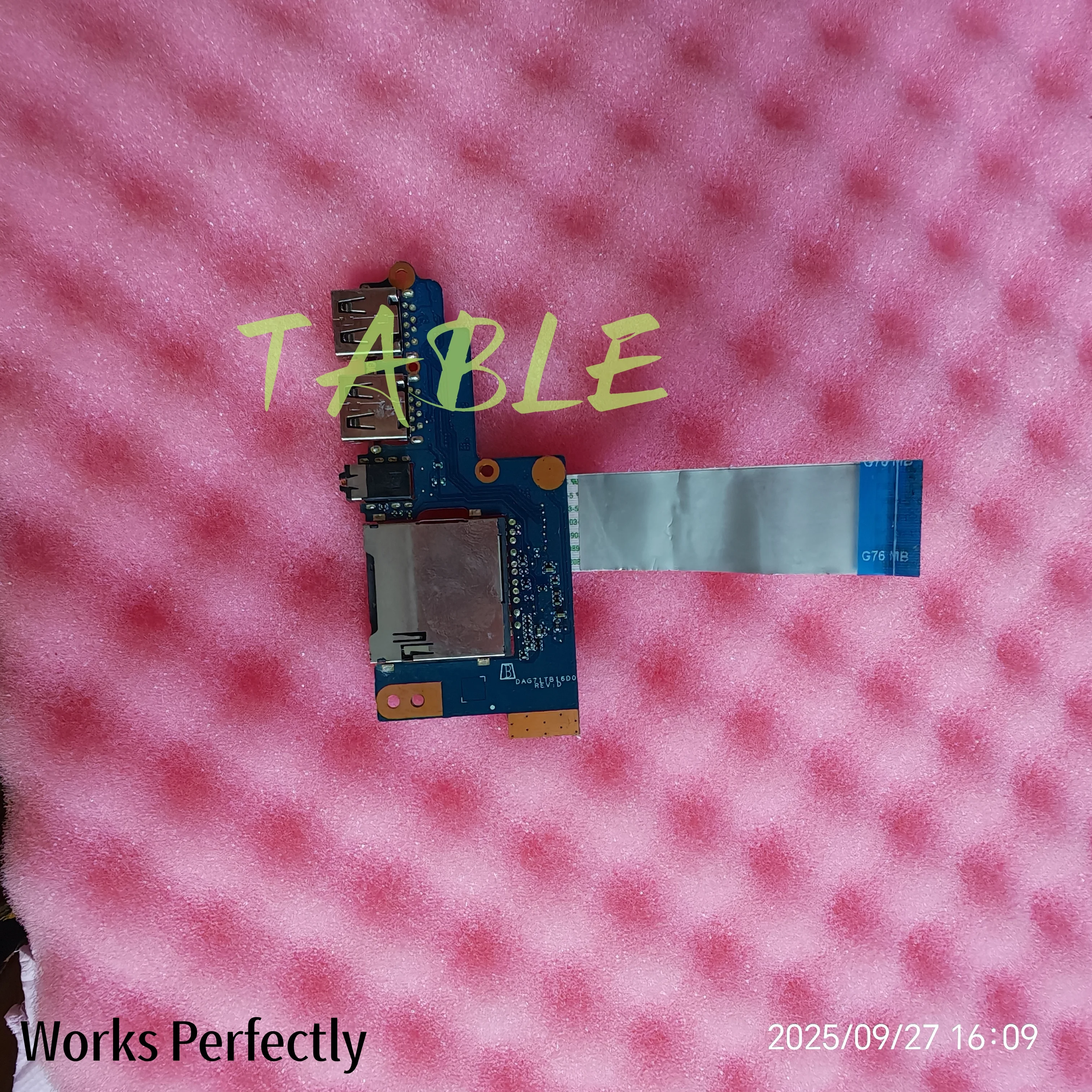 Laptop Interface Board For HP 15-CC 15-CC708 15-CC715TX 15-CC710TX TPN-Q191 USB Board Audio DAG71TB16D0
