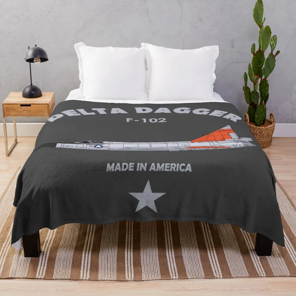 

F-102 Delta Dagger Throw Blanket