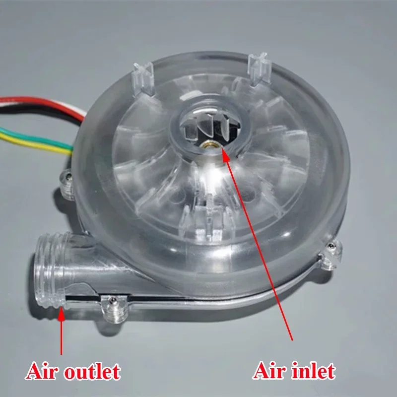 Mini 39mm Inner Rotor Brushless Motor DC 12V-24V Silent High Speed Turbine Fan Motor Strong Magnetic Double Ball Bearing