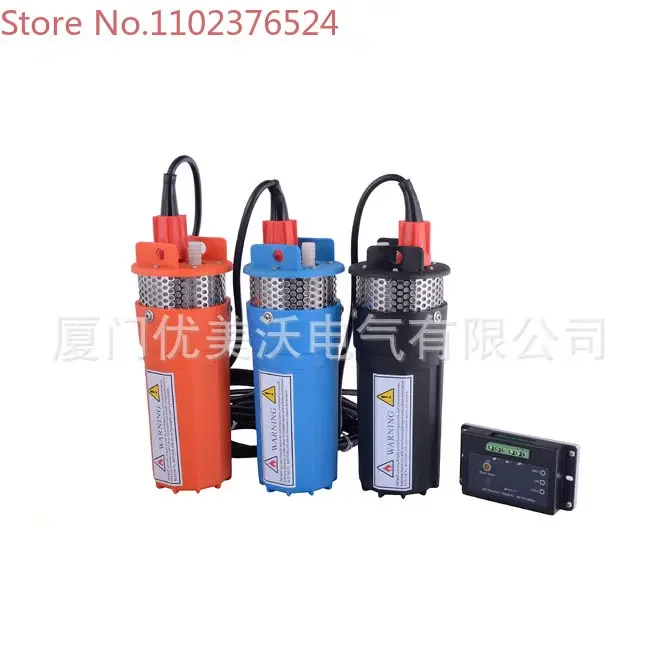 Vertical electric micro DC solar submersible pump High lift pumping pump Deep well water intake lift up to 70 meters