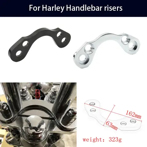 Motorcykel Fjäderstyre Adapter Toppklämma 4,75 8 best sales Harley Bobber - №1