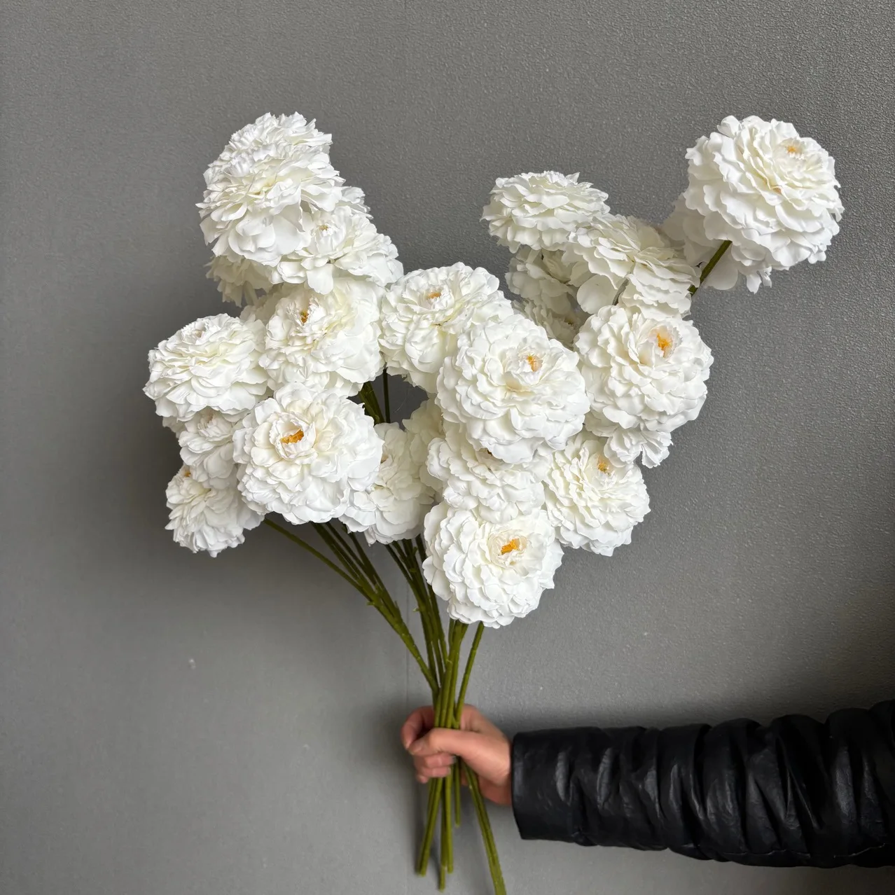 

50 pcs Artificial Peony Flower Materials for Wedding , Fake Flowers for Home Decor Floral Arrangements, Wedding Floral Art