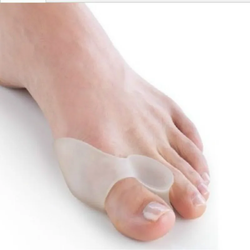 1Pair Silicone Gel Bunion Big Toe Separator Spreader Eases Foot Pain Foot Hallux Valgus Correction Guard Cushion Concealer Thumb