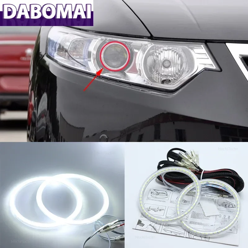 أضواء النهار الجري لهوندا سبيور 2009 2010 2011 2012 2013 Smd Led عيون الملاك عدة ممتازة فائقة السطوع الإضاءة DRL