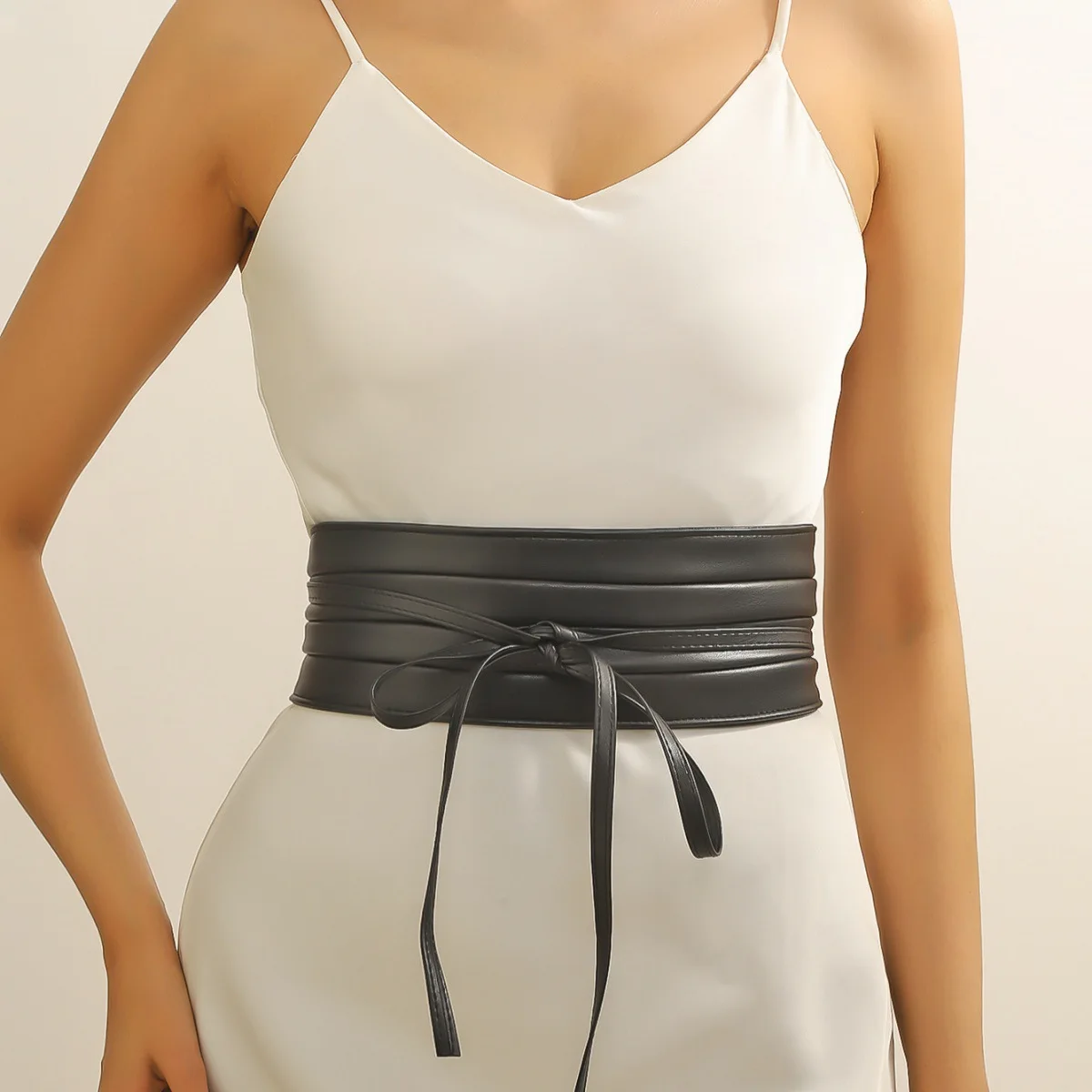 

New Double-sided European Waist Corset Women, Outer Wear Bow Wide Belt Versatile Dress Decorative Waistband Summer
