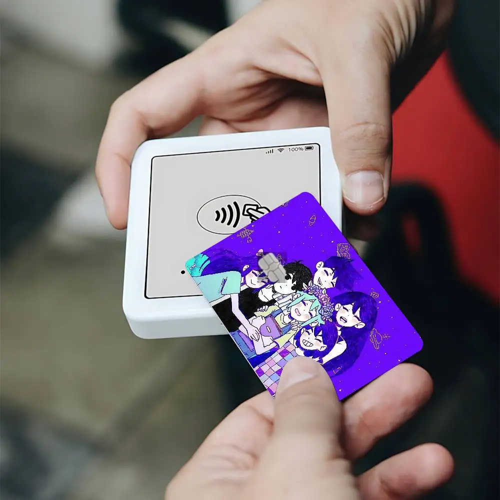 ملصقات بطاقات Game O-Omori كارتونية مزخرفة صغيرة مقاومة للماء 4 قطع ملصق بطاقات جديد مضاد للخدش #3