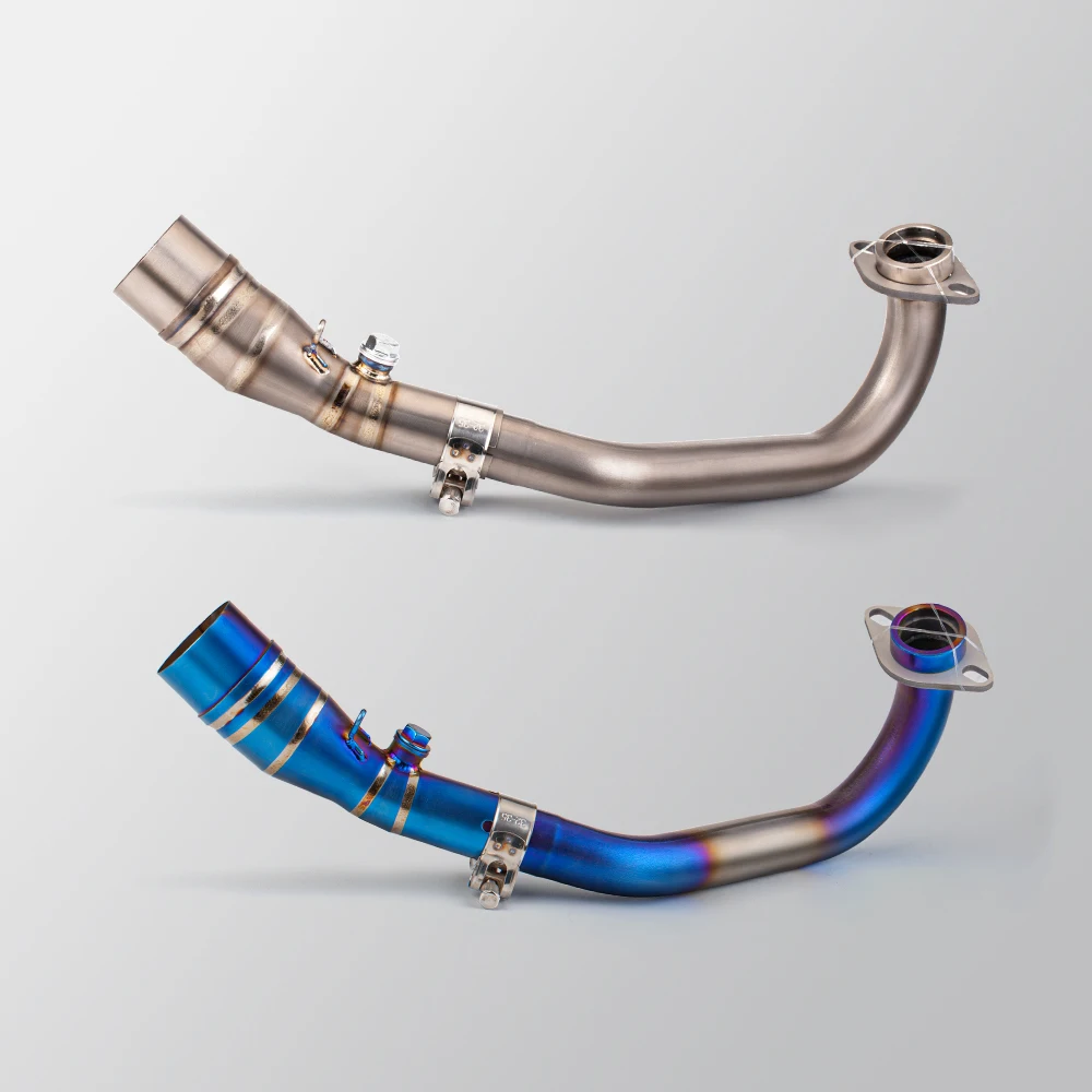 

Motorcycle Exhaust Pipe High Quality Kit 51MM Interface Middle Line Escape Tube For Yamaha XMAX XMAX250 XMAX300 2017-2024