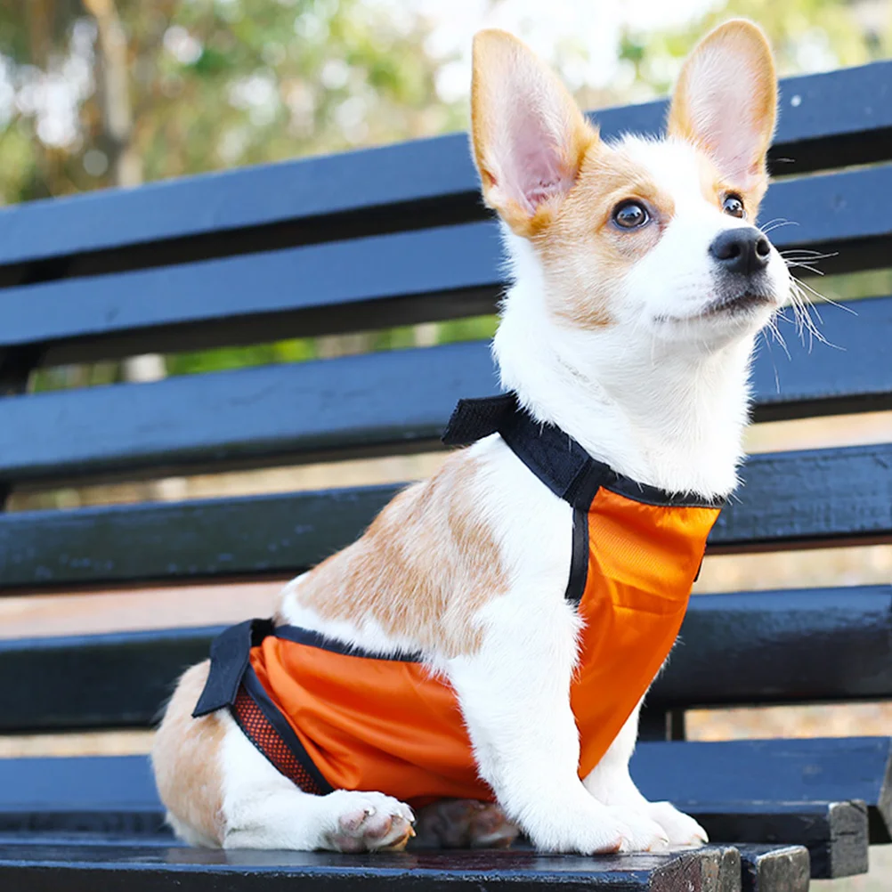 

Pet Dog Raincoat Waterproof Adjustable Belly Protector For Small Medium Large Dogs Outdoor Use Lightweight Pet Rain Jacket Puppy