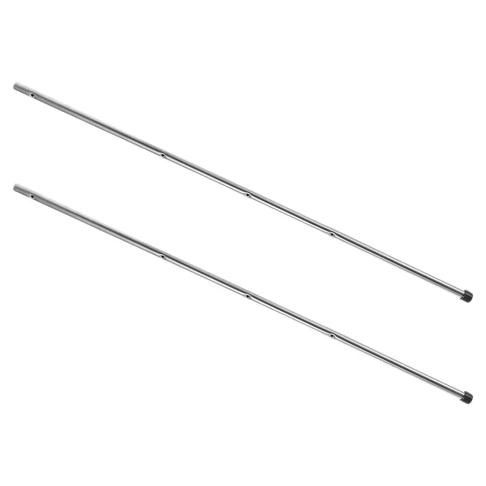 

2Pcs Table Soccer Accessory Foosball Rods Replacement Heavy Duty Iron Poles Safety Caps for Football Table Game