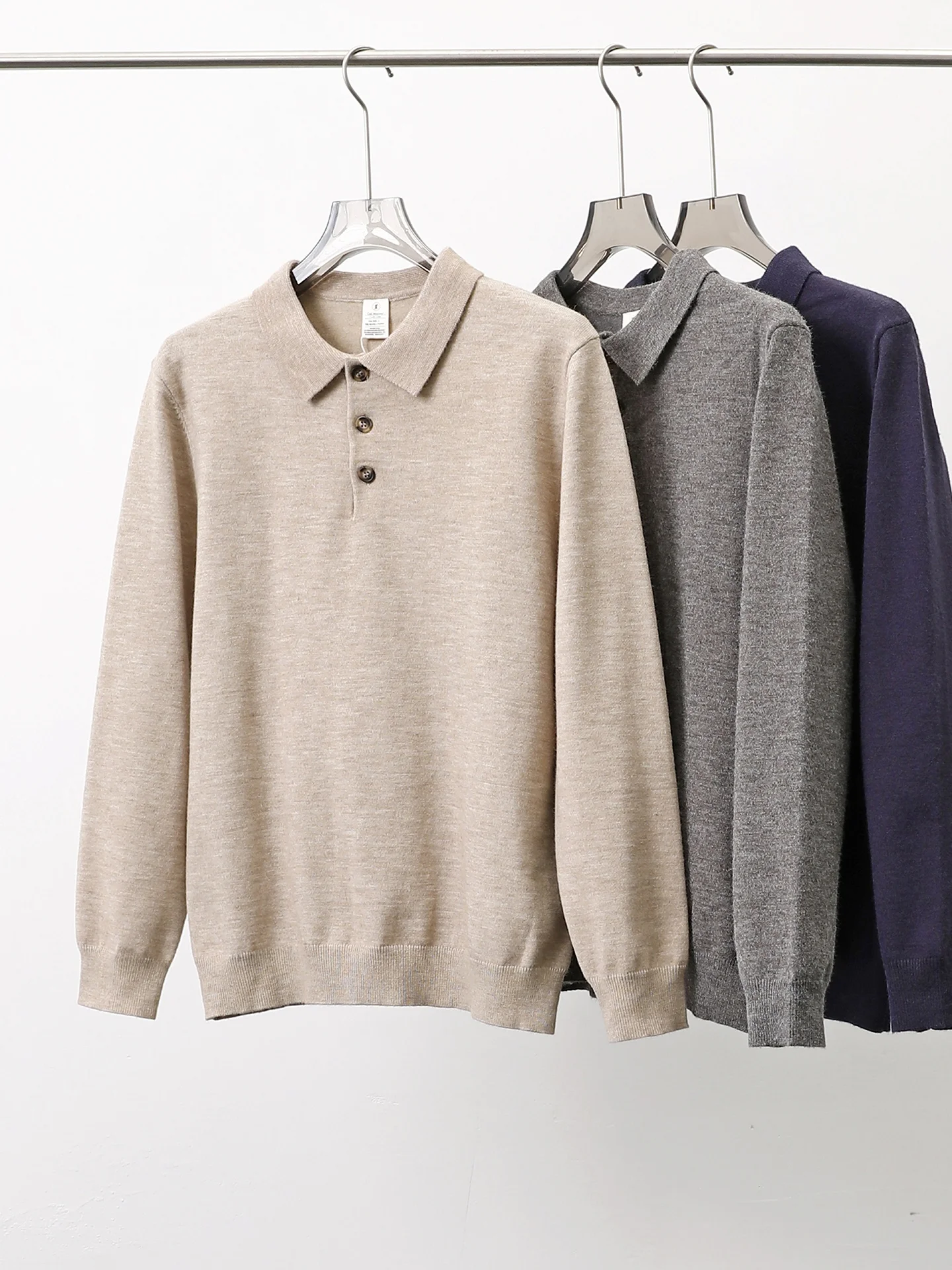 

Мужской вязаный свитер свободного кроя, повседневный базовый слой, мягкий, теплый, модный, осенне-зимний, новый, стильный, из смесового полиэстера