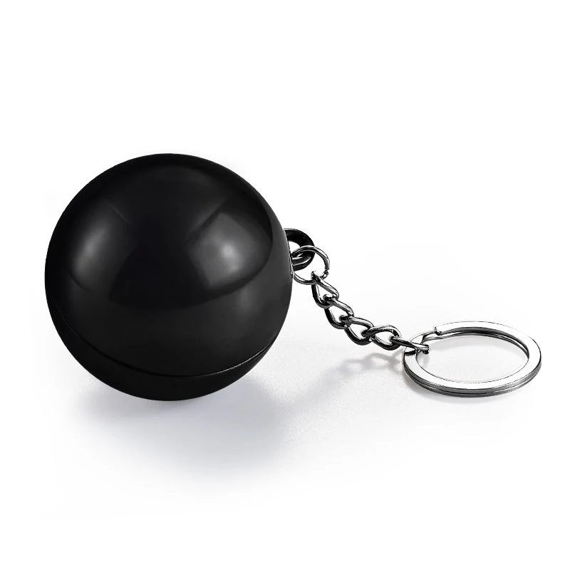 Portable Fortune Telling Decision Maker Key Ring Prophecy Ball Stress Relief Magical Answer Ball Key Holder Game Souvenir Gift