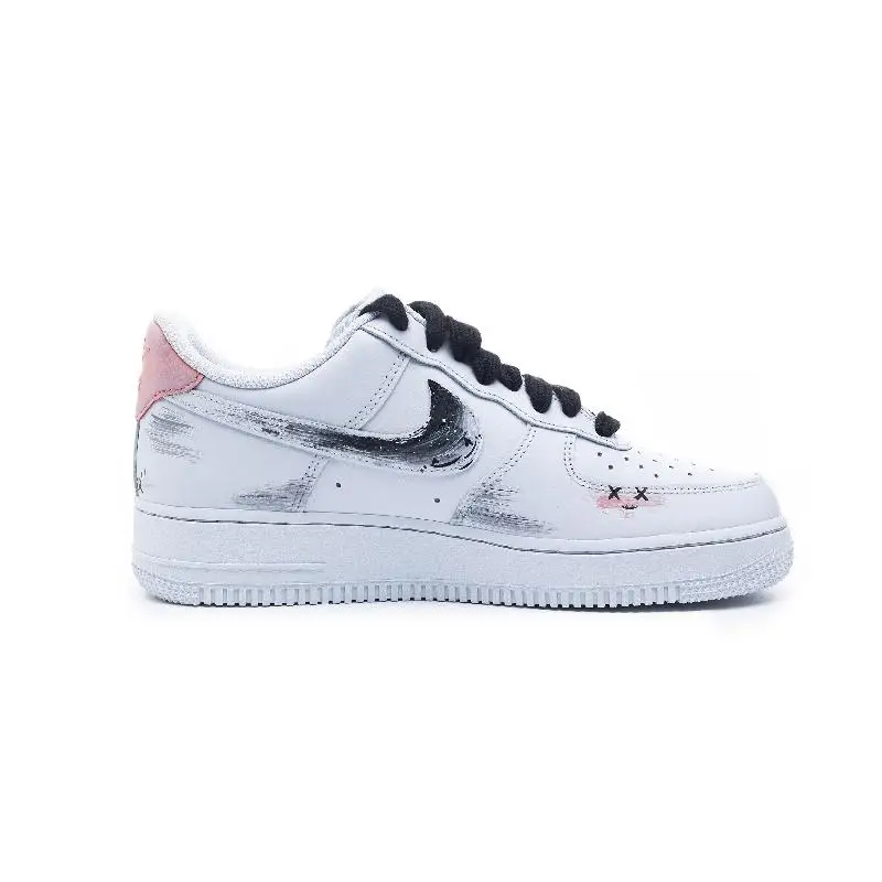 【Customize】Nike Air Force 1 Skateboarding Shoes Men Low-top Gray Sneakers shoes HF0729-001