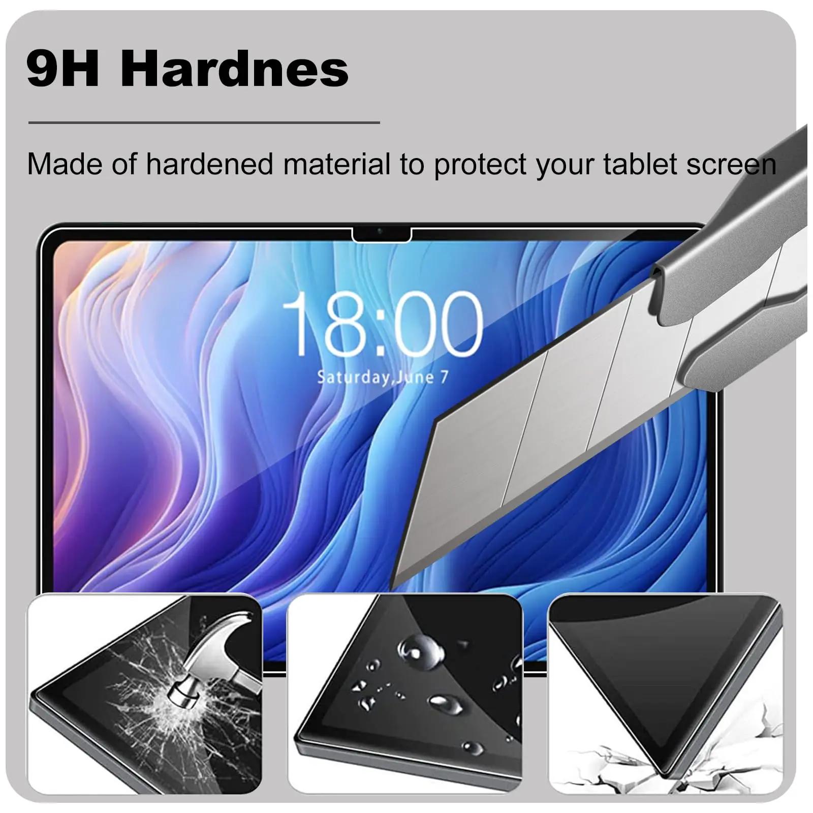 Tablet szkło hartowane do Teclast T60 12 cali odporna na zarysowania HD zabezpieczenie przed upadkiem przezroczysty ekran dla Teclast T60 12