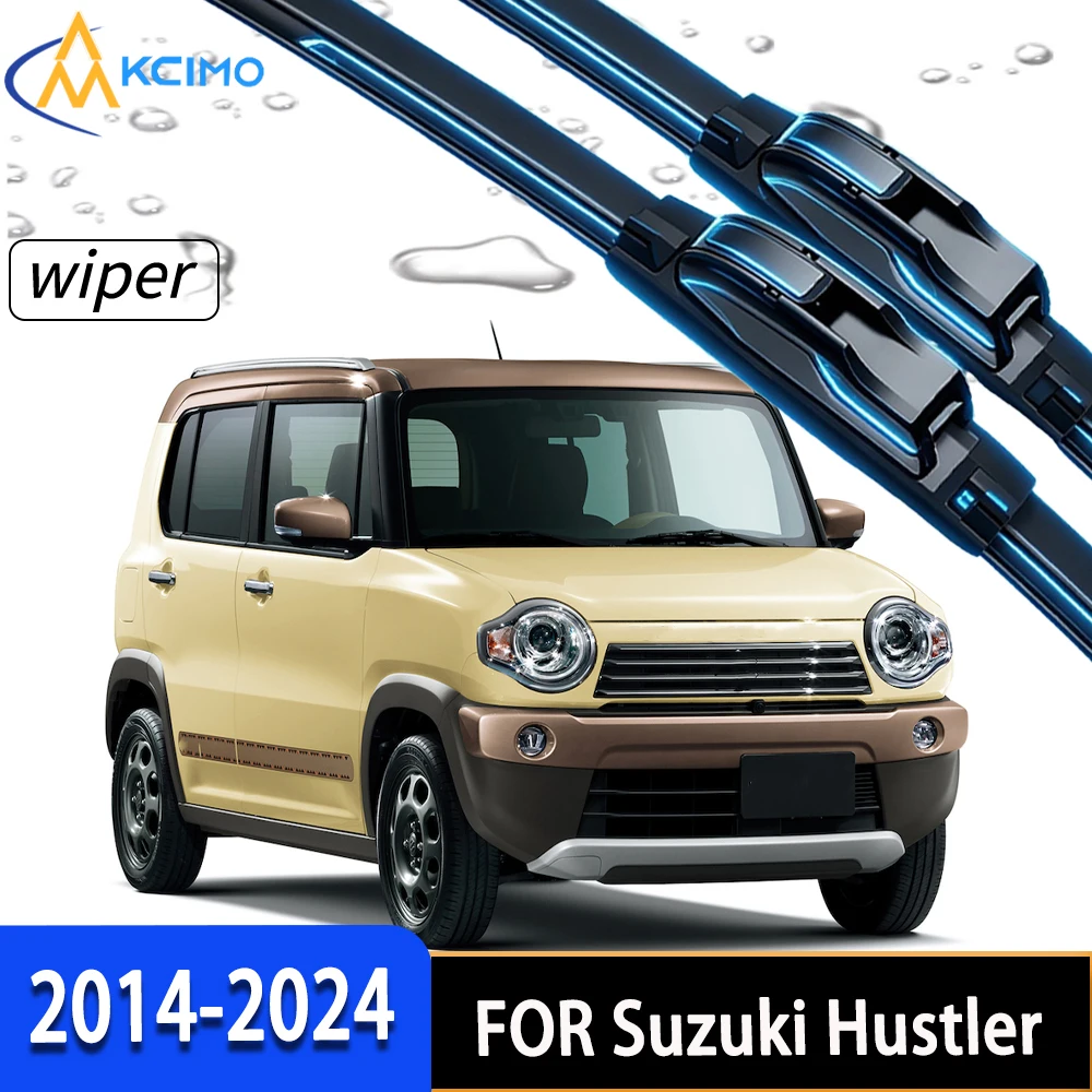 

Premium Front Windscreen Wiper Blades with Durable Rubber, All-Weather Stable Performance for Suzuki Hustler MR92S 2014-2024