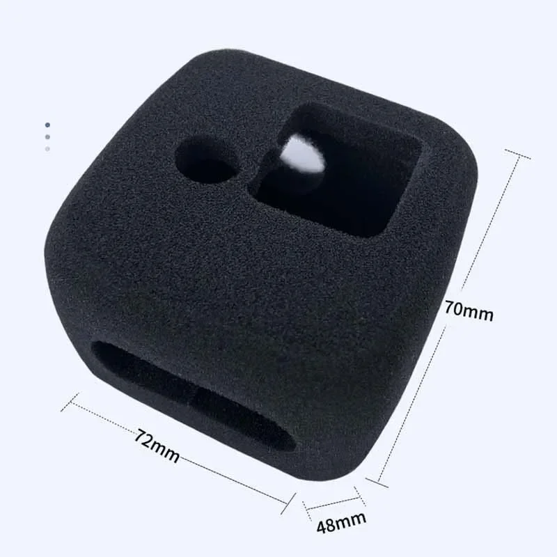 Mini Windshield Wind Foam Cover High density Sponge Noise Reduction Windproof Case For Gopro Hero 11 Black Camera Accessories