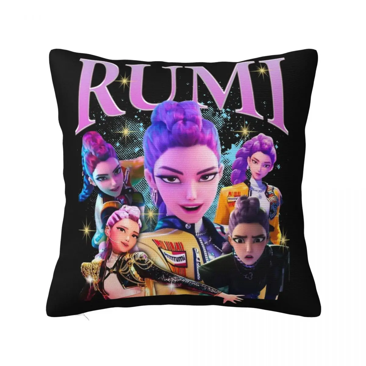 

Наволочка Rumi KPop «Охотники на демонов» с двусторонним принтом, полиэстеровая наволочка, декор, наволочка для дома