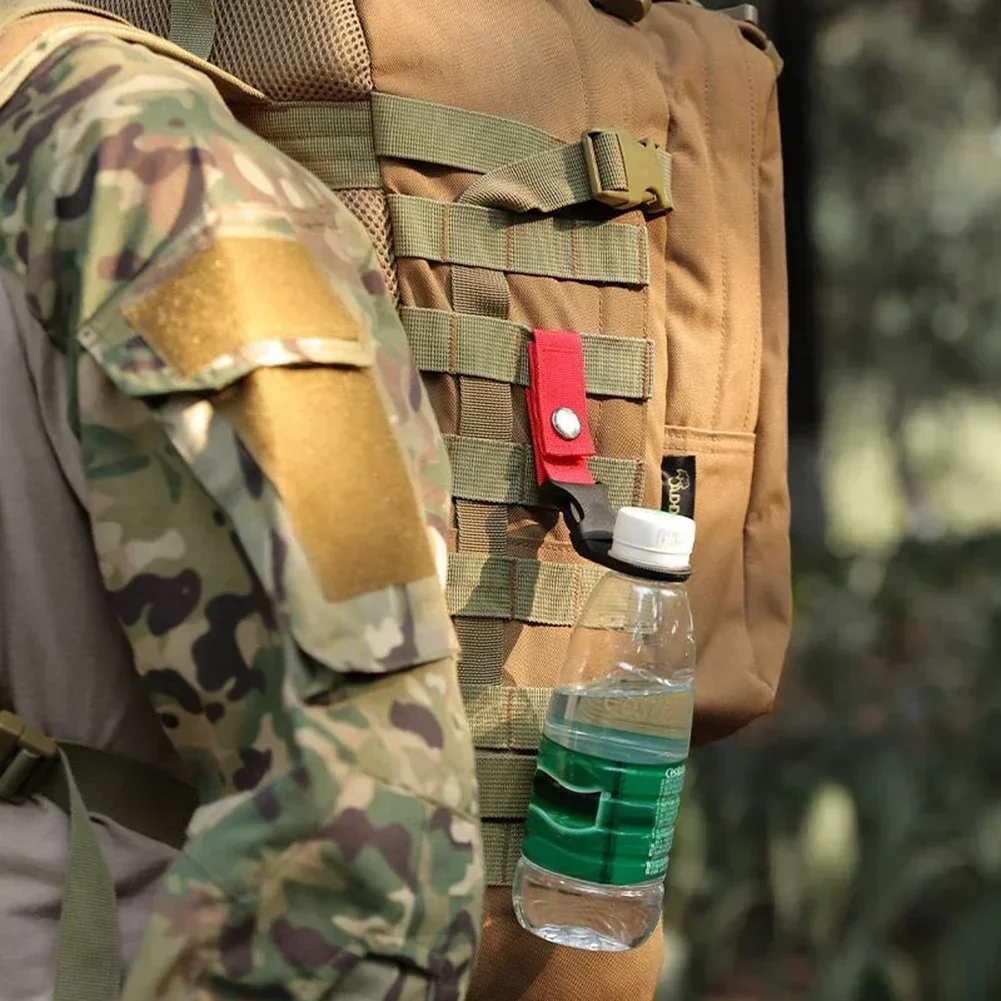 Hebilla para botella de agua, colgador de botellas, Clip para soporte de botella, ganchos para colgar mochila, soporte para senderismo, hebilla para botella de agua