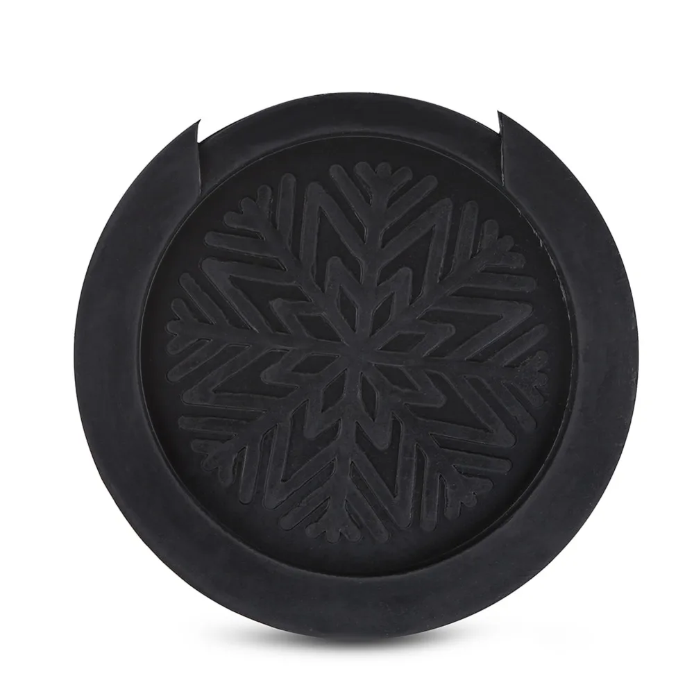 Black Guitar Sound Hole Cover Elastic Colloid 110mm Diameter Guitar Feedback Eliminator Hole Plug Soundhole Cover