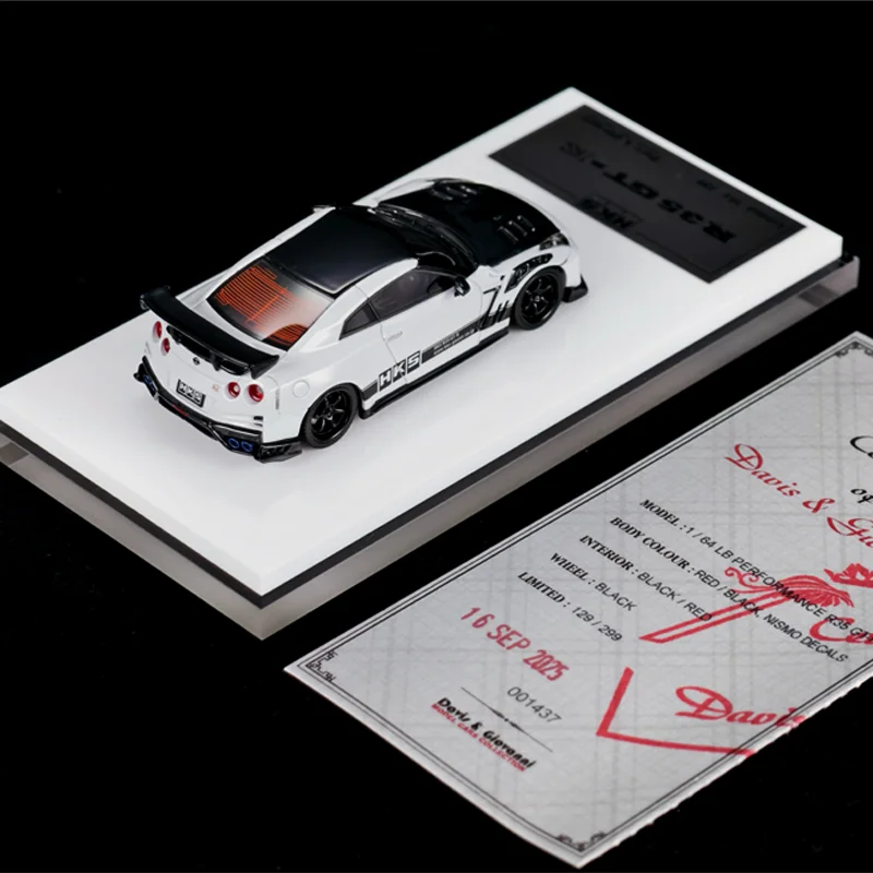 新入荷 デイビス＆ジョバンニ 1:64 LBWK 日産 GT-R R35 RR 限定版 399 レジン製ミニチュアダイキャストオーナメント カスタムトイ キッズ向け