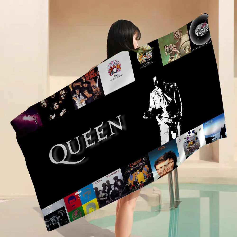 Freddie Mercury Queen Band Towel Microfiber Beach Towel Absorbent Quick dry Soft Yoga Swimming Resort Mountain Climbing Towel