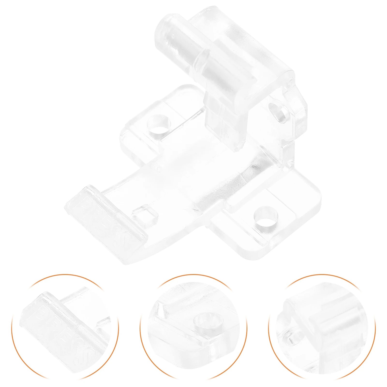 

1 Pair Roller Blind Installation Brackets Flexibility Break-Resistant Wall Ceiling Mount Modern Design Easy Installation