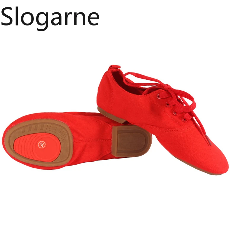 Children Canvas Ballet Shoes Kids\' Soft Dance Shoes Women Men Dancing Ballroom Latin Modern Jazz Shoes Yoga Training Footwear