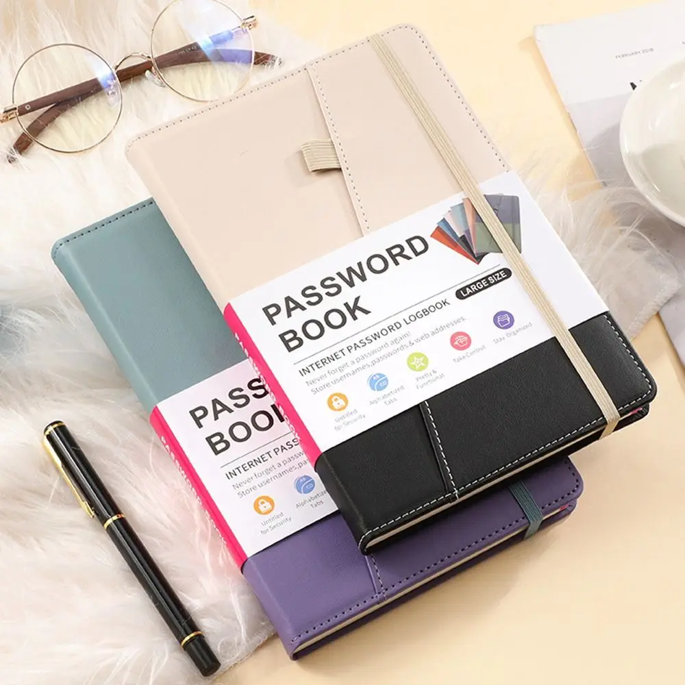 A5 Password Book with Alphabetical Tabs Password Keeper Book Website Address Internet Password Logbook Password Notebook