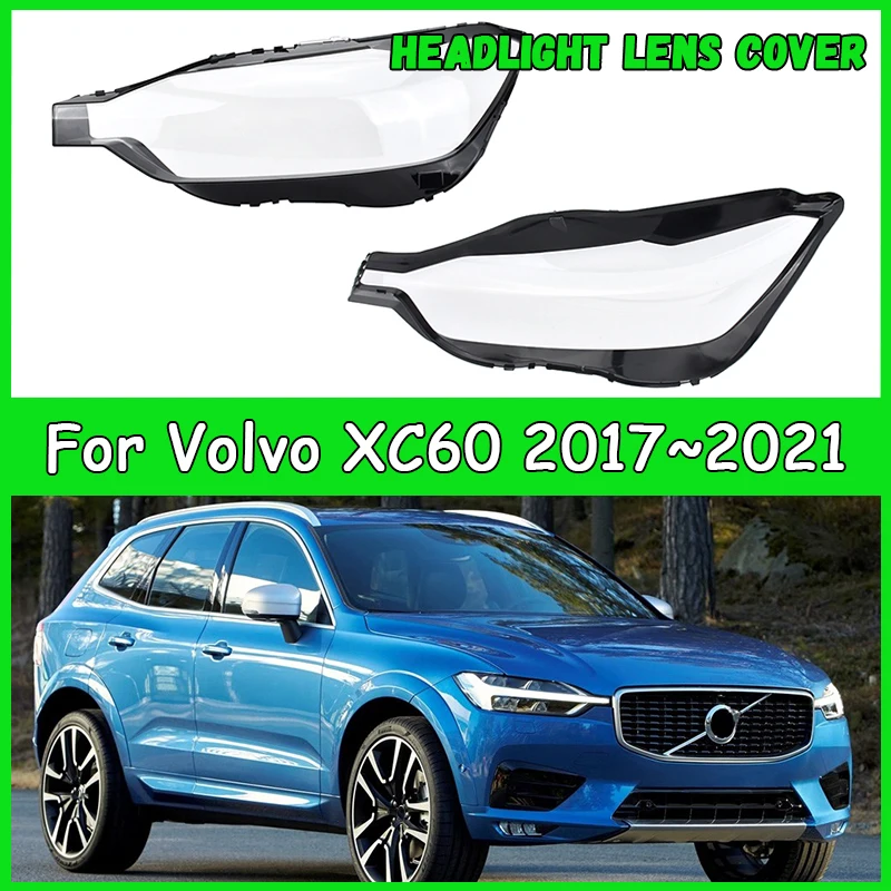 

For Volvo XC60 2017 2018 2019 2020 2021 Car headlight cover cap Headlamp Shade Head Lamp headlight lamp cover car accessories