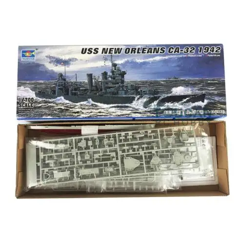 

Trumpeter 1/700 05742 USS New Orleans-Class Cruiser CA-32 1942 Warship Model Kit TH05295-SMT2