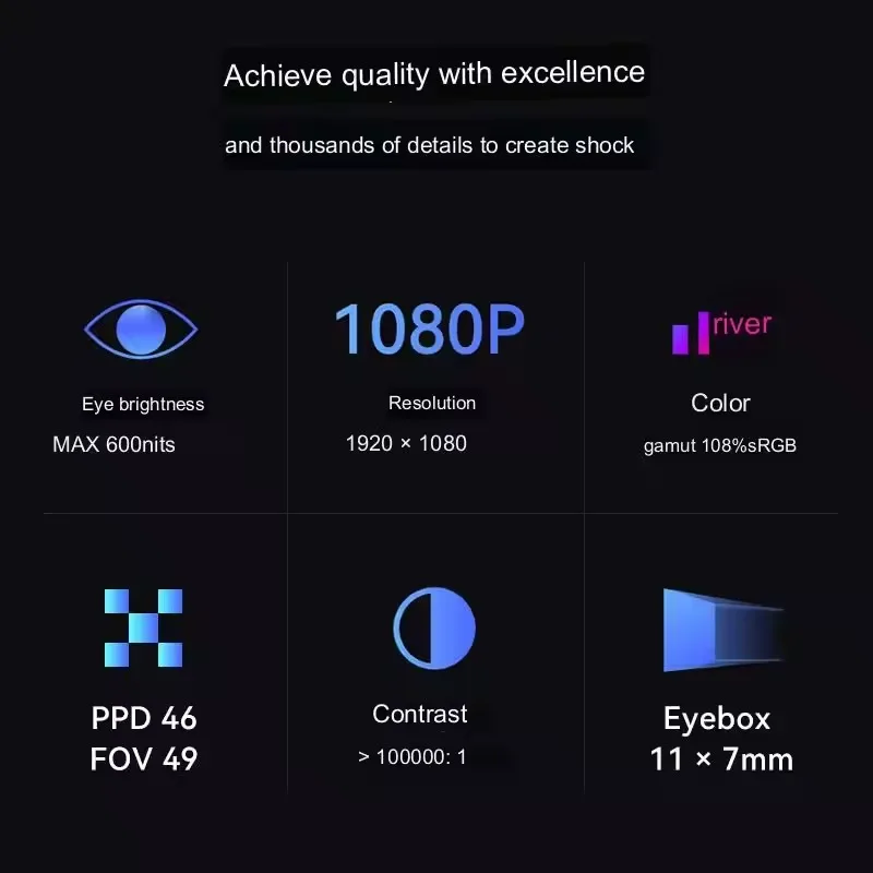 RayNeo Air Plus XR Glasses TCL NXTWEAR S+ With Micro OLED 1080P Video Display Glasses Dynamic Stereo Sound 3D Movie Play Game - view 4