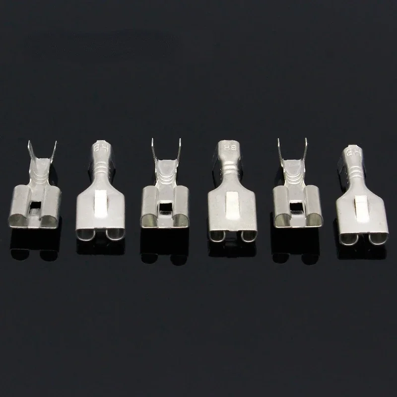 6.3mm Female Crimp terminal Connectors,Automotive Connector Spade Terminal