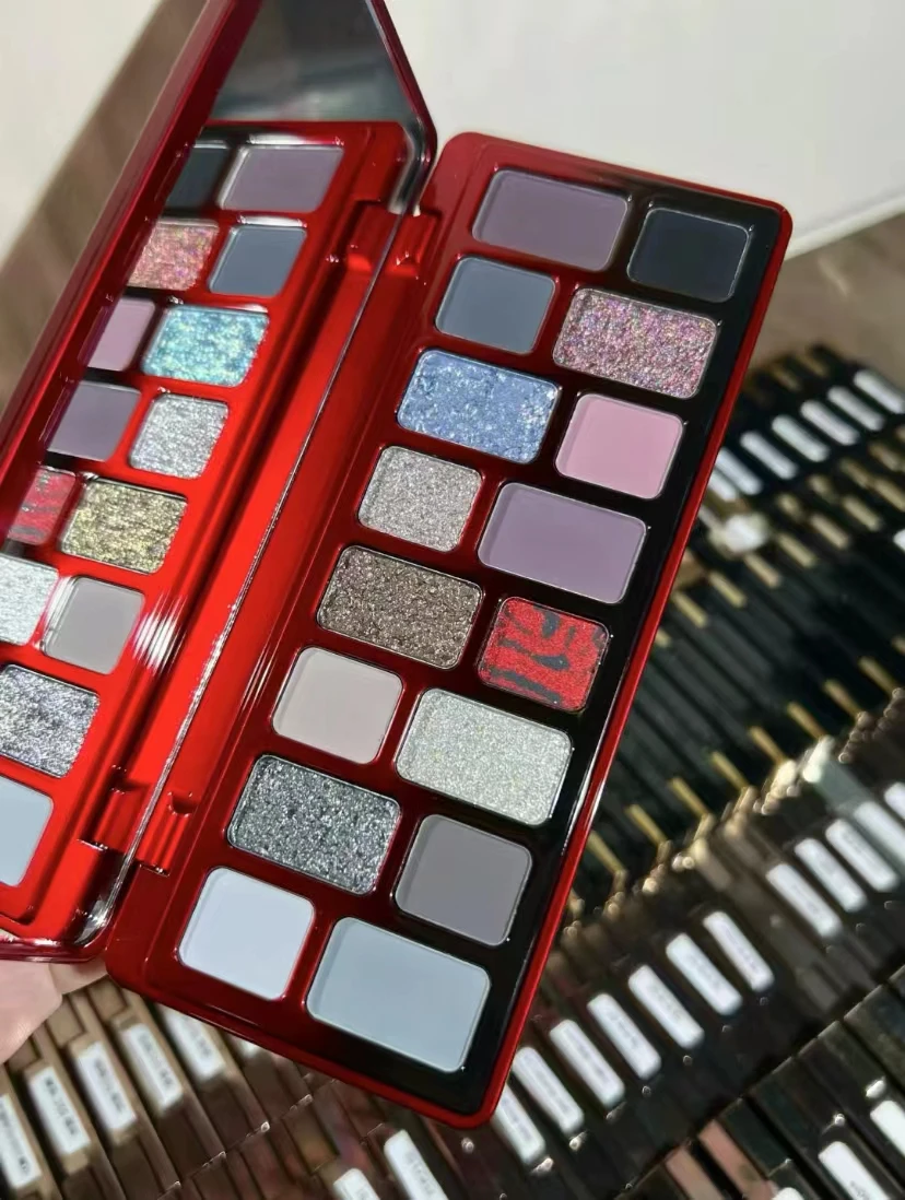 チェリーヤップ 16色アイシャドウ チェヤンパレット グリッター カメレオン マット パール フラッシュパレット チェヤン カウハード スパンコール