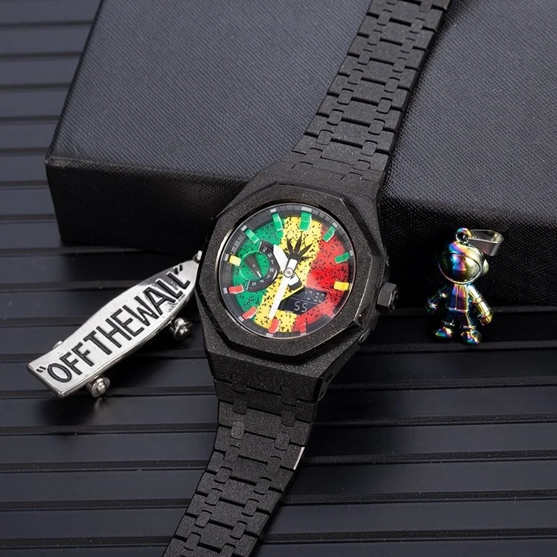 GA2100 GA2110 New Sunflower Trendy Dial for Casio GA-2100/2110 Dial DIY Mod Kit Personality Dial Inner Bezel Surface Accessories