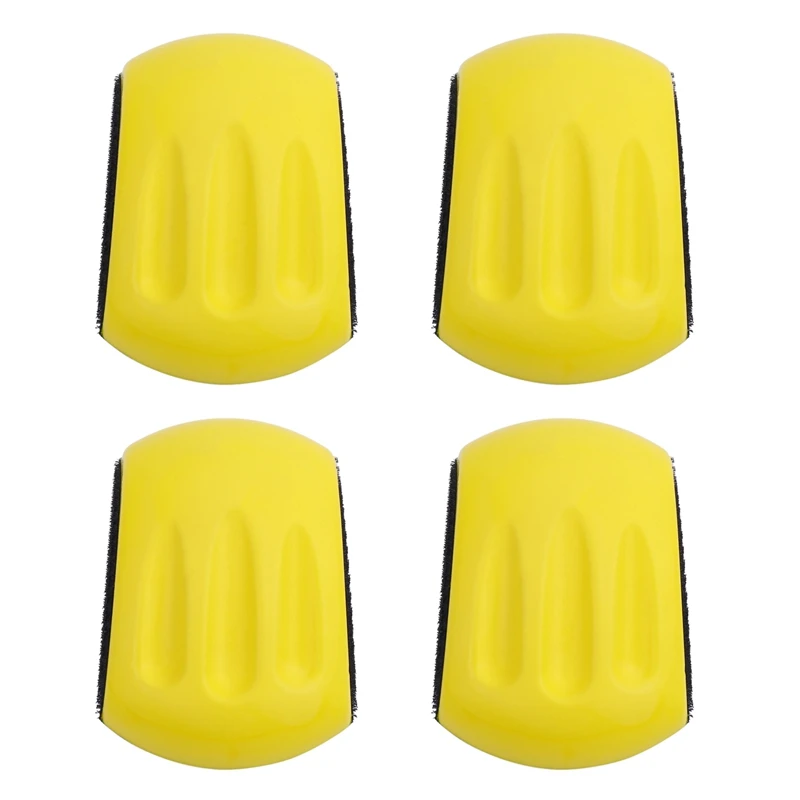 

2025 Trend 4X 5 Inch Hand Sanding Block For Hook & Loop Sandpaper Hand Pad Polishing Pad Abrasive Tools