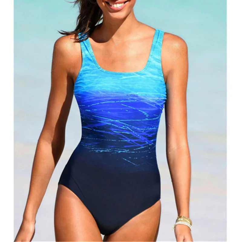 New Sexy One-Piece Large Size Swimwear Push Up Women Plus Size Swimsuit Closed Body Female Bathing Suit For Pool Beach Wear 2024