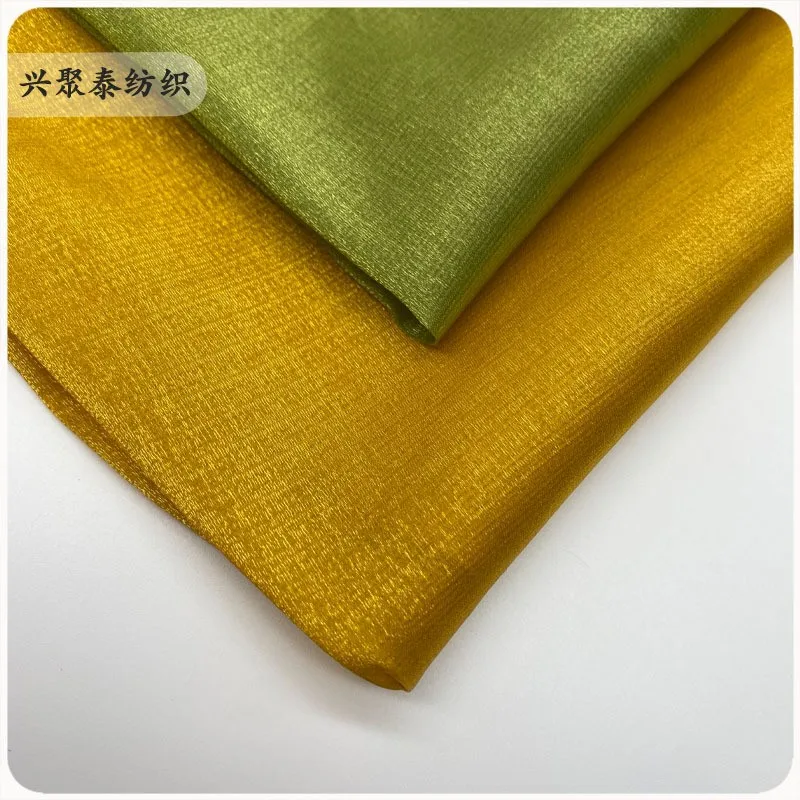 

Elastic organelle yarn 45g satin skirt fabric soft to the skin-friendly cheongsam and Hanfu