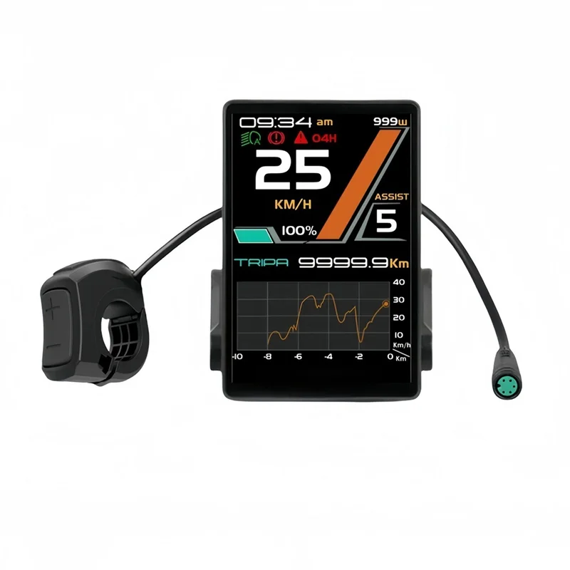 

AU-UART Version For Bafang Central Motor Color Display Bicycle Computer For G340 G320 BBS0102B