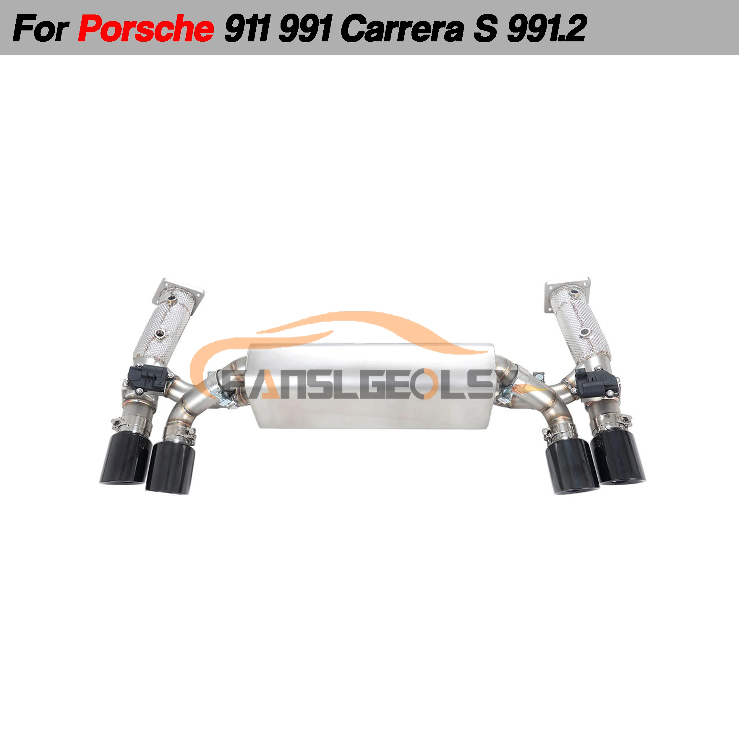 

Stainless Steel Exhaust Catback Performance Valvetronic System Auto Parts For Porsche 911 Carrera 991.2 3.0 Tuning Muffler Pipes