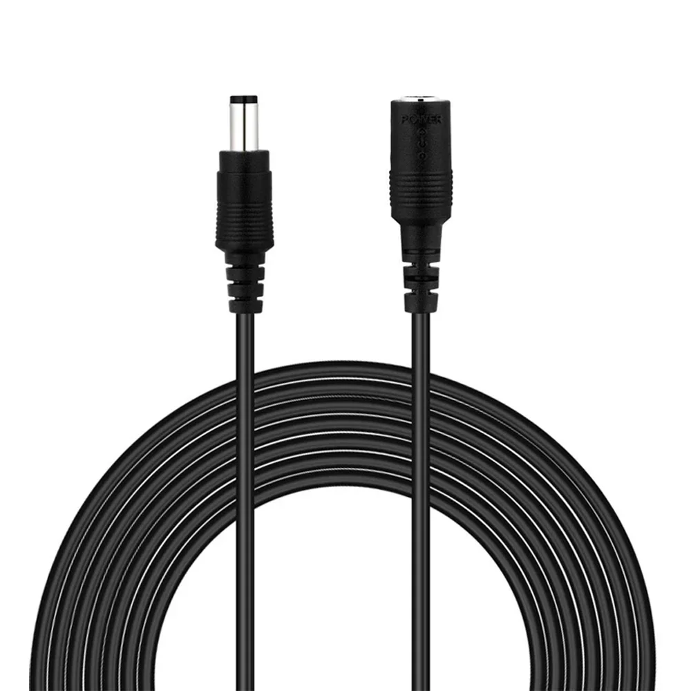 DC 12V Power Adapter Extension Cable 5.5*2.1mm Male Female Power Cord Extend Wire 0.5M 1M 2M 3M 5M 10M Cable For CCTV Camera
