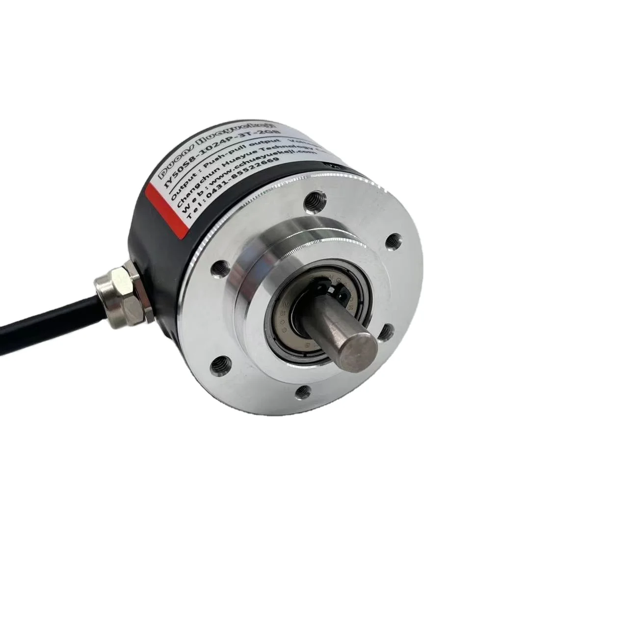 2026 Cheap 20000 Pulses 8mm Solid Shaft Incremental Encoder ABZ Three-Phase 5-24V Rotary Encoder