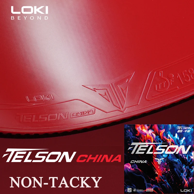 

LOKI Telson Китай Неличный резиновый лист для настольного тенниса с шипами в мелодительном энергетическом резине для пинг-понга, одобренный ITTF, быстрая атака