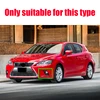 Lexus CT200h A10 2014 2015 2016 2017 전면 및 후면 안개 램프 프레임 장식 프레임 로우 엔드에서 하이 엔드로 업그레이드 3