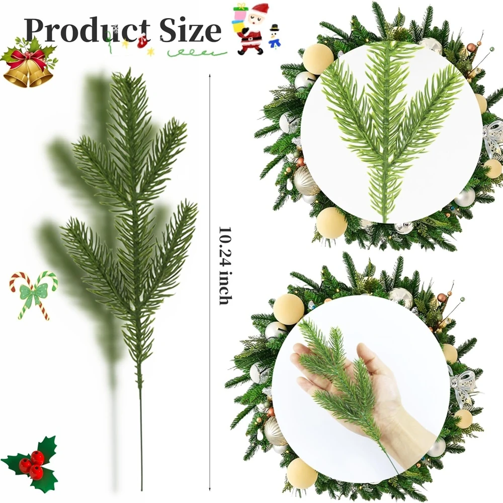 20/50Pcs Künstliche Pflanzen Weihnachten Baum Hause Zimmer Tisch Dekoration Outdoor Hof Garten Zubehör Haushalts Produkte Vase Diy – Detail 6