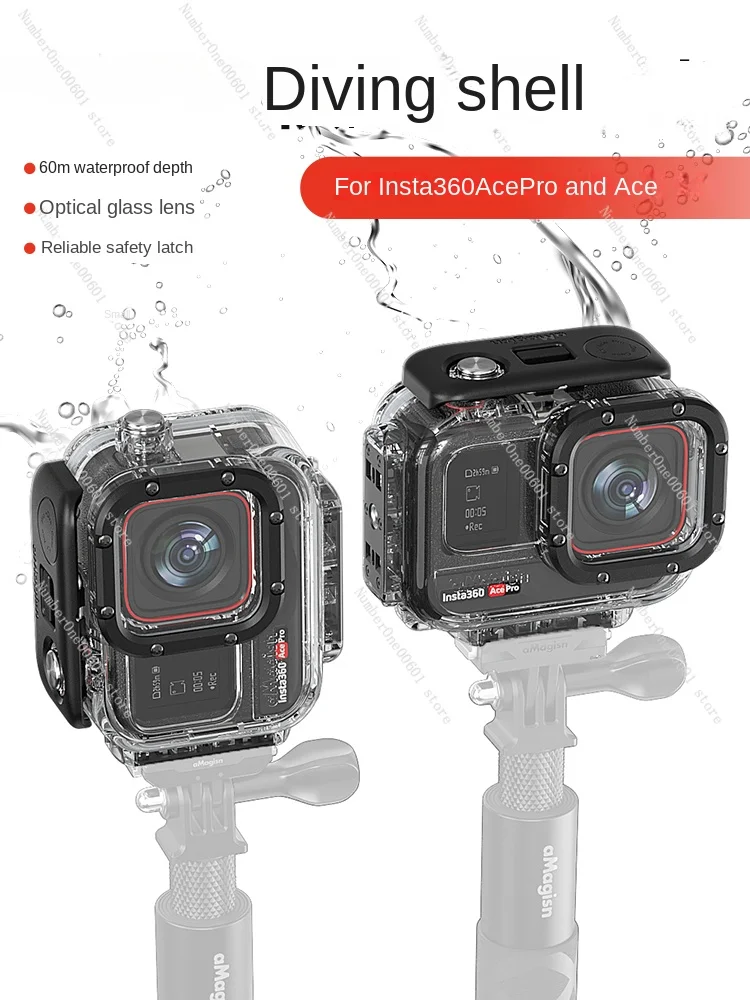 Applicable Shadow Stone Insta360 Acepro Diving Protective Shell 60 M Waterproof Shield Waterproof Case Accessories