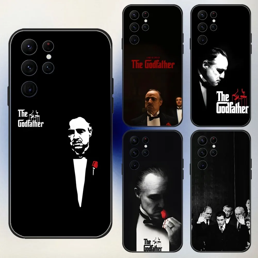 

The G-Godfather Phone Case For Samsung S24,23,22,30,21,10,9,Ultra,Plus,Lite,FE,5G Black Soft Case