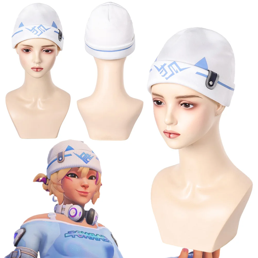 

Game OW Kiriko White Hat Costume Accessories Hallowmas Party Carnival Role Play Props Outfits Accessories