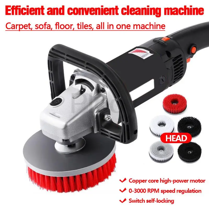 High Pressure Professional Cleaning Machine Carpet Sofa Tile Cleaning Home 2500W High Power Efficient Burnishing Washing Machine