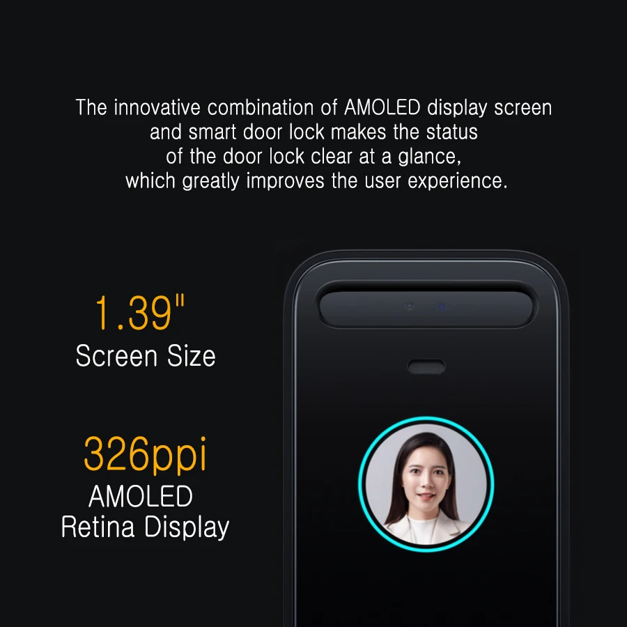 Xiaomi mijia smart türschloss x digitales elektronisches schloss finger abdruck schloss 3d gesichts erkennung sicherheits schutz intelligentes schloss