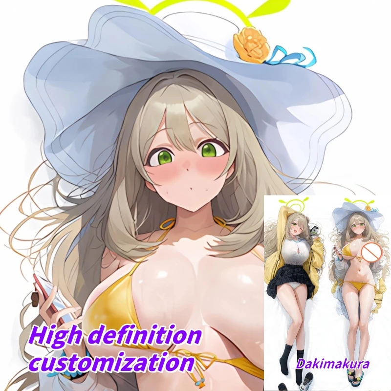 

Dakimakura Anime Pillow Case Blue Archive Double-sided Print Of Life-size Body Pillowcase Gifts Can be Customized
